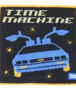 ミニタオル バックトゥザフューチャー ジャガードハンカチタオル デロリアン 丸眞