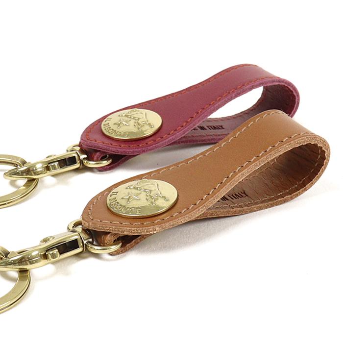 イルビゾンテ キーホルダー ビッグコンチョプレスレザーキーホルダー ベルトループ 商品番号54212309550 IL BISONTE - 画像 (3)