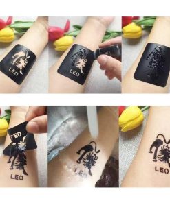 ステンシルシール F11 A4台紙 複数絵柄 アート作品 ヘナタトゥー用 グリッタータトゥー用