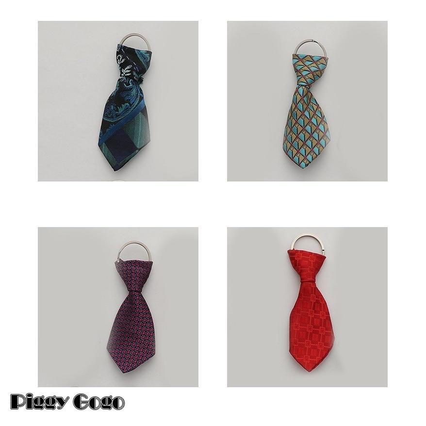 キーホルダー キーリング バッグチャーム メンズ レディース ファッション小物 ネクタイ風 柄物 おしゃれ かっこいい ランダム - 画像 (8)
