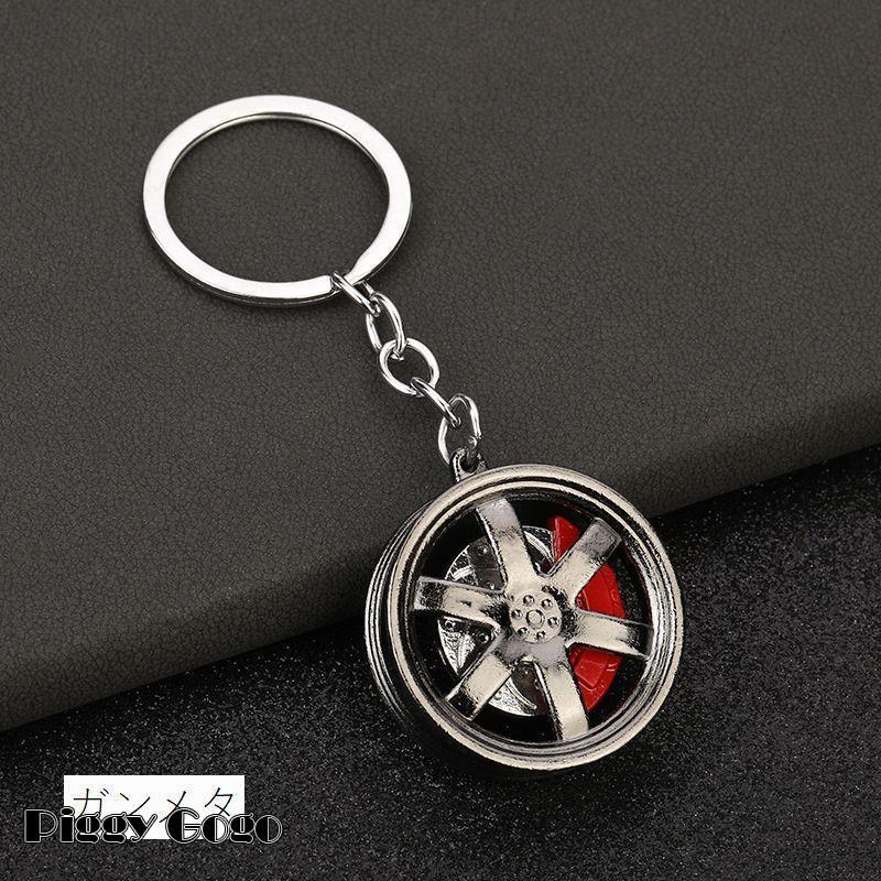 キーホルダー キーチャーム キーチェーン キーリング バッグチャーム 車 カーホイール 車輪 おしゃれ かっこいい メタル ギフト 記念品 お土産 景 - 画像 (6)