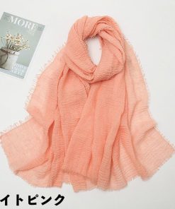 plusnao ストール 大判 レディース 女性 スカーフ ショール 薄手 シンプル 無地 単色 ソリッドカラー カラバリ豊富 羽織り 薄め おしゃれ おでかけ 婦人