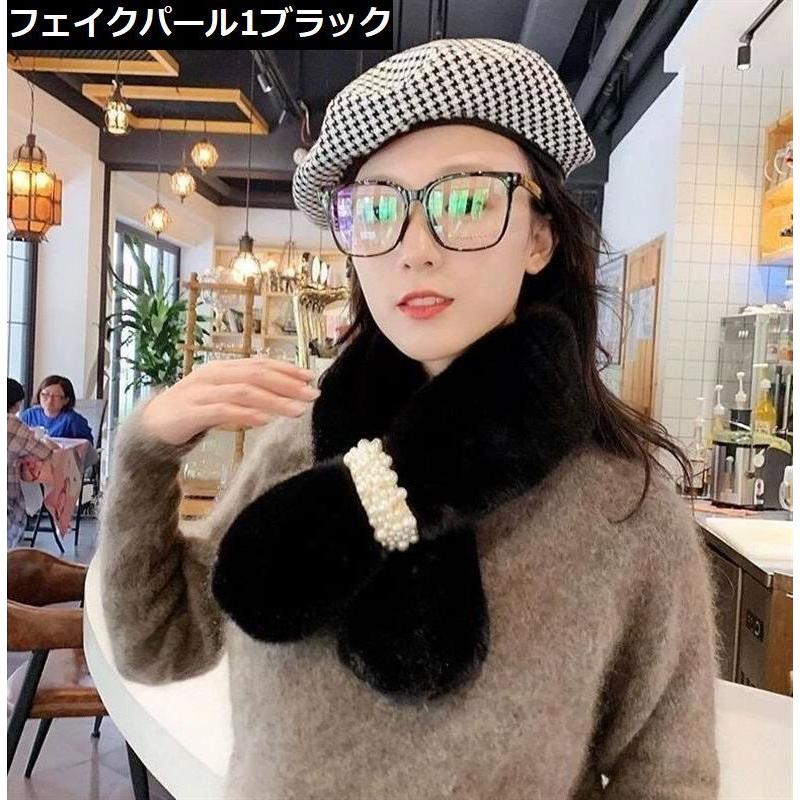 plusnao ティペット マフラー レディース フェイクファー ふわふわ 防寒 暖かい あったか 秋冬 ストール スヌード ネックウォーマー - 画像 (8)