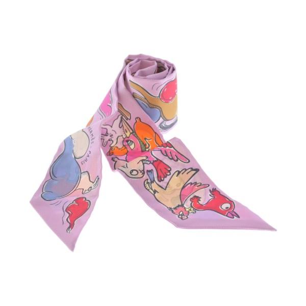 HERMES バンダナ・スカーフ レディース エルメス 中古 古着 - 画像 (2)