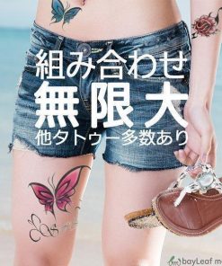 タトゥーシール タトゥー シール ペイント 3D 羽根 鳥 防水 ボディシール TATOO 入れ墨 刺青 転写 かわいい カラフル 3D-03