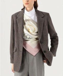 TOMORROWLAND / トゥモローランド ビットチェーンモチーフ シルクスカーフ