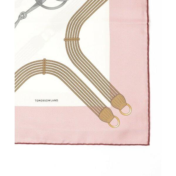 TOMORROWLAND / トゥモローランド ビットチェーンモチーフ シルクスカーフ - 画像 (3)