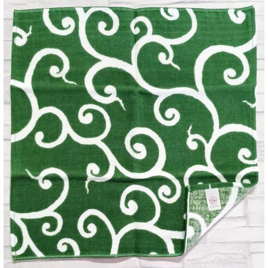 小桜小紋 たおるはんかち 約31×31cm 1枚 唐草 | ハンカチ ガーゼタオル タオルハンカチ ガーゼ 和柄 手ぬぐい 爆買