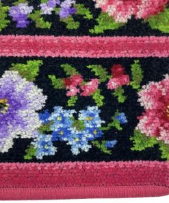 feiler ・ラッピング選択可(追加料金)  宅急便配送フェイラー ハンカチ FEILER アデルフローリア ワイン/赤 レッド 25×25cm シュニール織りタオル地