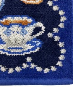 feiler ・クリックポスト配送(送料１９８円) ラッピング不可 フェイラー ハンカチ FEILER スウィートトリート ネイビー/ブルー 25×25cm シュニール織りタオル地