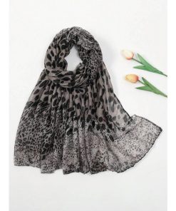 アクセサリー レディース スカーフ 1個 ヴィンテージ ゼブラ&ヒョウ柄 スカーフ/ショール