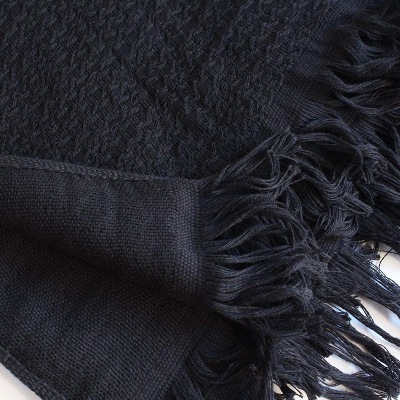 今治タオル タオル ストール なみ Imabari Towel Stole Nami ブラック