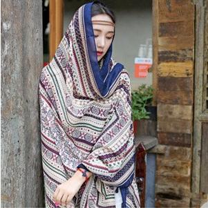 ショール ネパール風ストール カーディガン レディース 紫外線対策 UVカット アームカバー 冷房対策 運転 ビーチ 海 マフラー スカーフ 夏新作