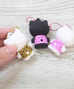 キーチェーン PVCマスコット ハローキティ サンリオ ヒョウ柄シリーズ ケイカンパニー