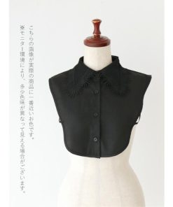 Vieo 付け襟 襟 美しく 魅せる 華 の つけ襟 レディース きれいめ シンプル ミセス 上品 刺繍 40代 50代 60代 ヴィオ