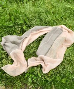 ふるさと納税 唐津市 草木まだら染めストール(ピンク系)