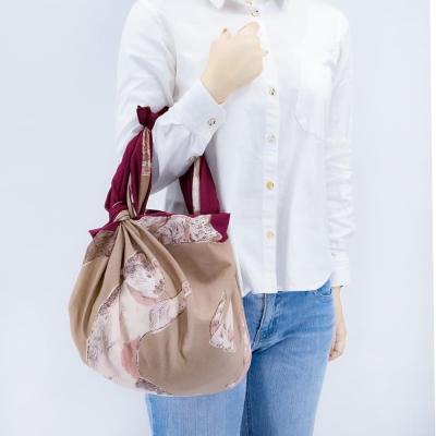 ふるさと納税 京都市 【三陽商事】浅山美里97cm風呂敷(CATS)(京都/大判/猫/ネコ/薄手/エコバック/綿100%) - 画像 (3)