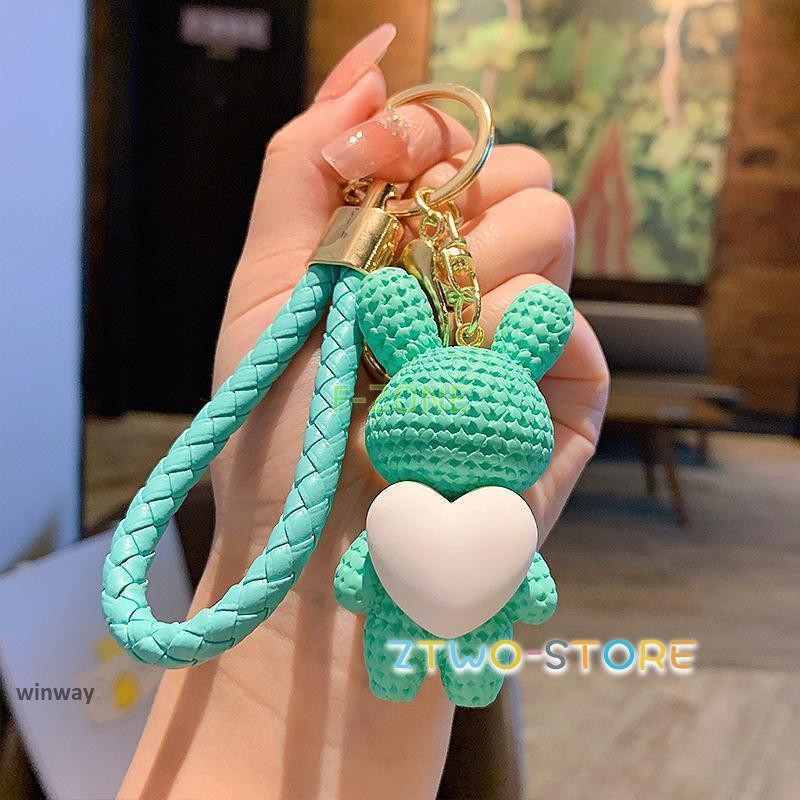 キーホルダー バッグチャーム ストラップ チャーム キーリング レディース 女性用 うさぎ ハート 鈴 かわいい おしゃれ プレゼント ギフト 贈り物 - 画像 (7)