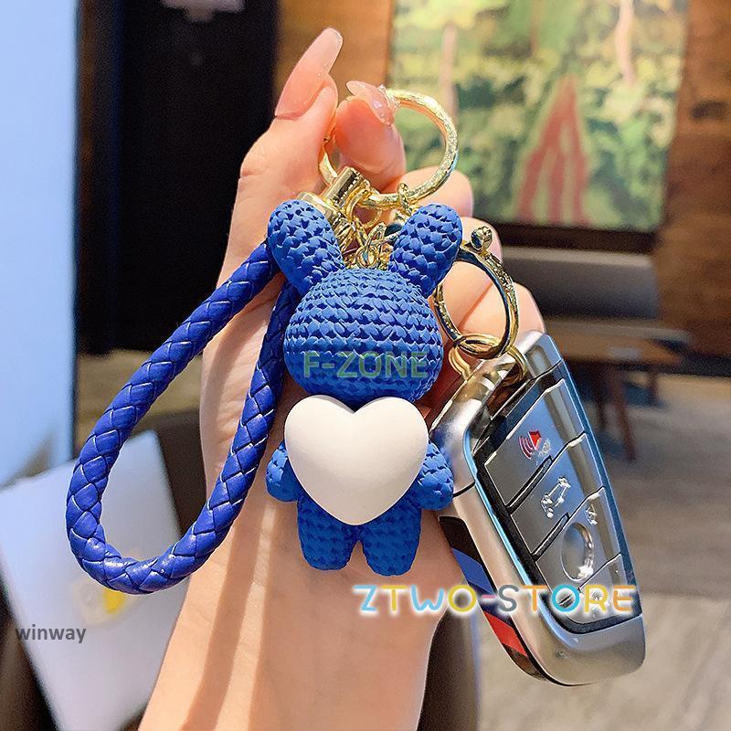 キーホルダー バッグチャーム ストラップ チャーム キーリング レディース 女性用 うさぎ ハート 鈴 かわいい おしゃれ プレゼント ギフト 贈り物 - 画像 (9)